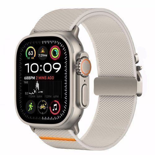 Alternative view of Λουράκι Tech-Protect Nylon Clasp Titanium Apple Watch 44/45/46/49mm