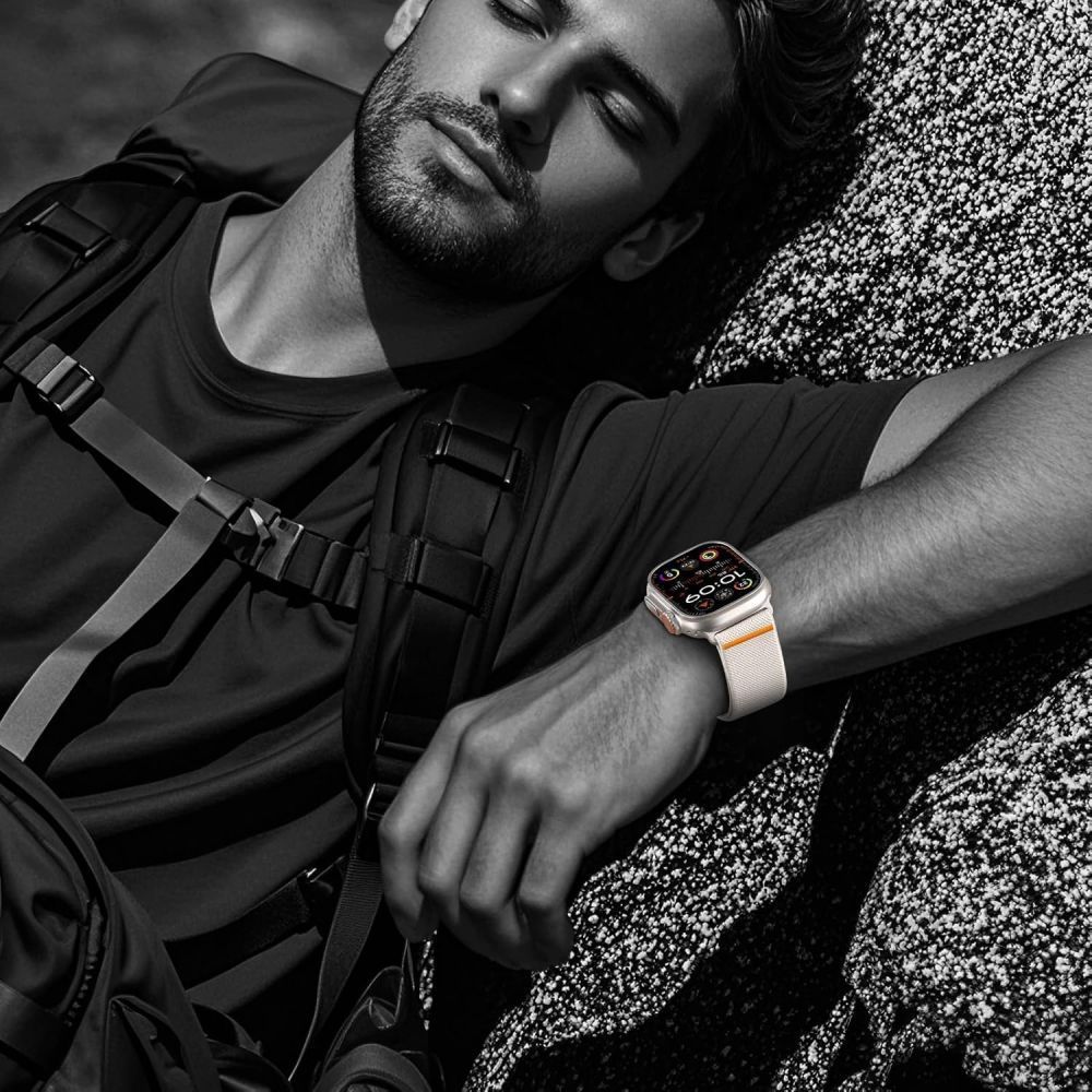 Λουράκι Tech-Protect Nylon Clasp Titanium Apple Watch 44/45/46/49mm APPLE WATCH Tech-Protect Λουράκι Tech-Protect Nylon Clasp Titanium Apple Watch 44/45/46/49mm - Image 4