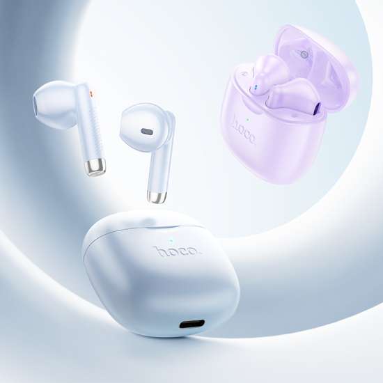 Hoco Wireless Earbuds Graceful BlueTooth v5.4 Taro Purple (EW201) ΑΚΟΥΣΤΙΚΑ-BLUETOOTH Hoco Hoco Wireless Earbuds Graceful BlueTooth v5.4 Taro Purple (EW201) - Image 4