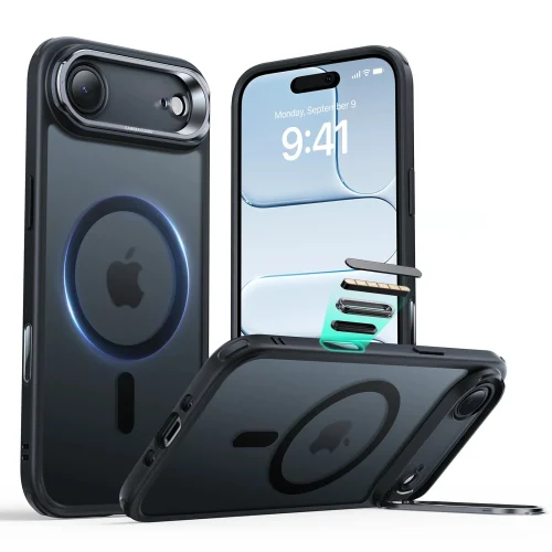 Θήκη ESR Classic Hybrid with Stash Stand (Camera Control Button) HaloLock MagSafe Frosted Black iPhone Air