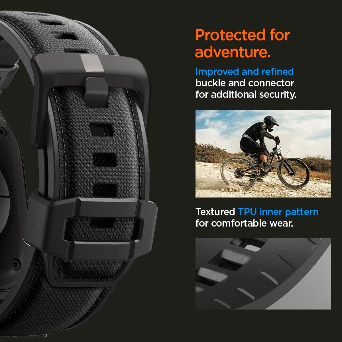 Λουράκι Spigen DuraPro Armor Black Edition Apple Watch 44/45/46/49mm APPLE WATCH Spigen Λουράκι Spigen DuraPro Armor Black Edition Apple Watch 44/45/46/49mm - Image 4