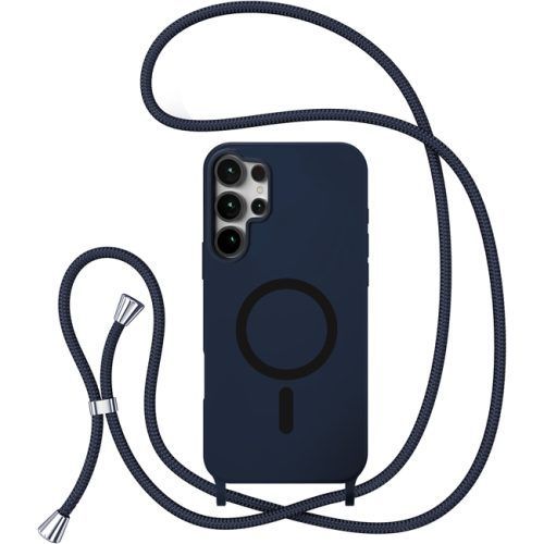 Θήκη Orso Soft TPU Κορδόνι Magsafe Blue Samsung Galaxy S25 Ultra