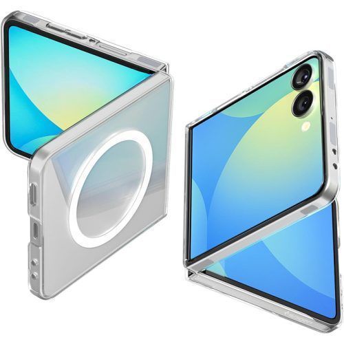 Θήκη Spigen Air Skin MagFit Clear White Samsung Galaxy Z Flip 7 ΘΗΚΕΣ Spigen Θήκη Spigen Air Skin MagFit Clear White Samsung Galaxy Z Flip 7