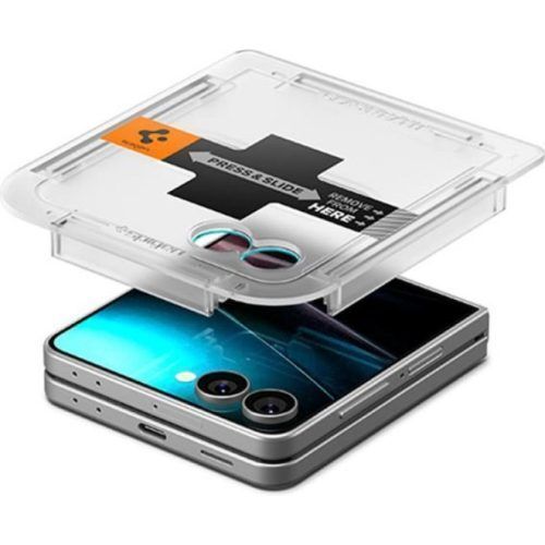 Alternative view of Spigen GLAS.tR EZ Fit HD Tempered Glass Samsung Galaxy Z Flip 7/8