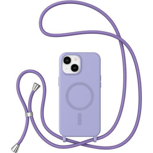 Θήκη Orso Soft TPU Κορδόνι Magsafe Violet iPhone 13/14