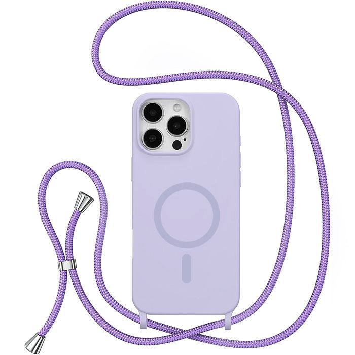 Θήκη Orso Soft TPU Κορδόνι Magsafe Violet iPhone 17 Pro Max ΘΗΚΕΣ Orso Θήκη Orso Soft TPU Κορδόνι Magsafe Violet iPhone 17 Pro Max