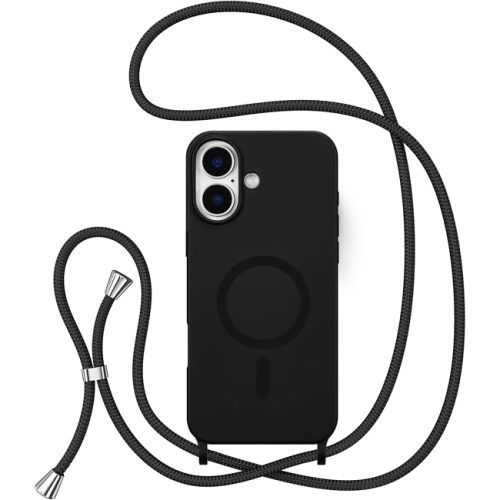 Θήκη Orso Soft TPU Κορδόνι Magsafe Black iPhone 17