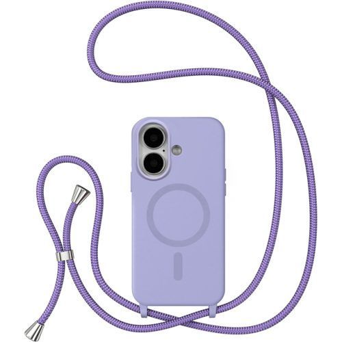 Θήκη Orso Soft TPU Κορδόνι Magsafe Violet iPhone 17