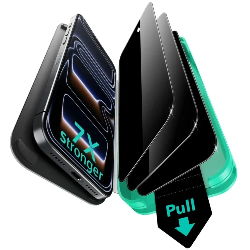ESR UltraFit Armorite Privacy Tempered Glass iPhone 17 Pro Max (3 Pack) ΠΡΟΣΤΑΣΙΑ ΟΘΟΝΗΣ ESR ESR UltraFit Armorite Privacy Tempered Glass iPhone 17 Pro Max (3 Pack)