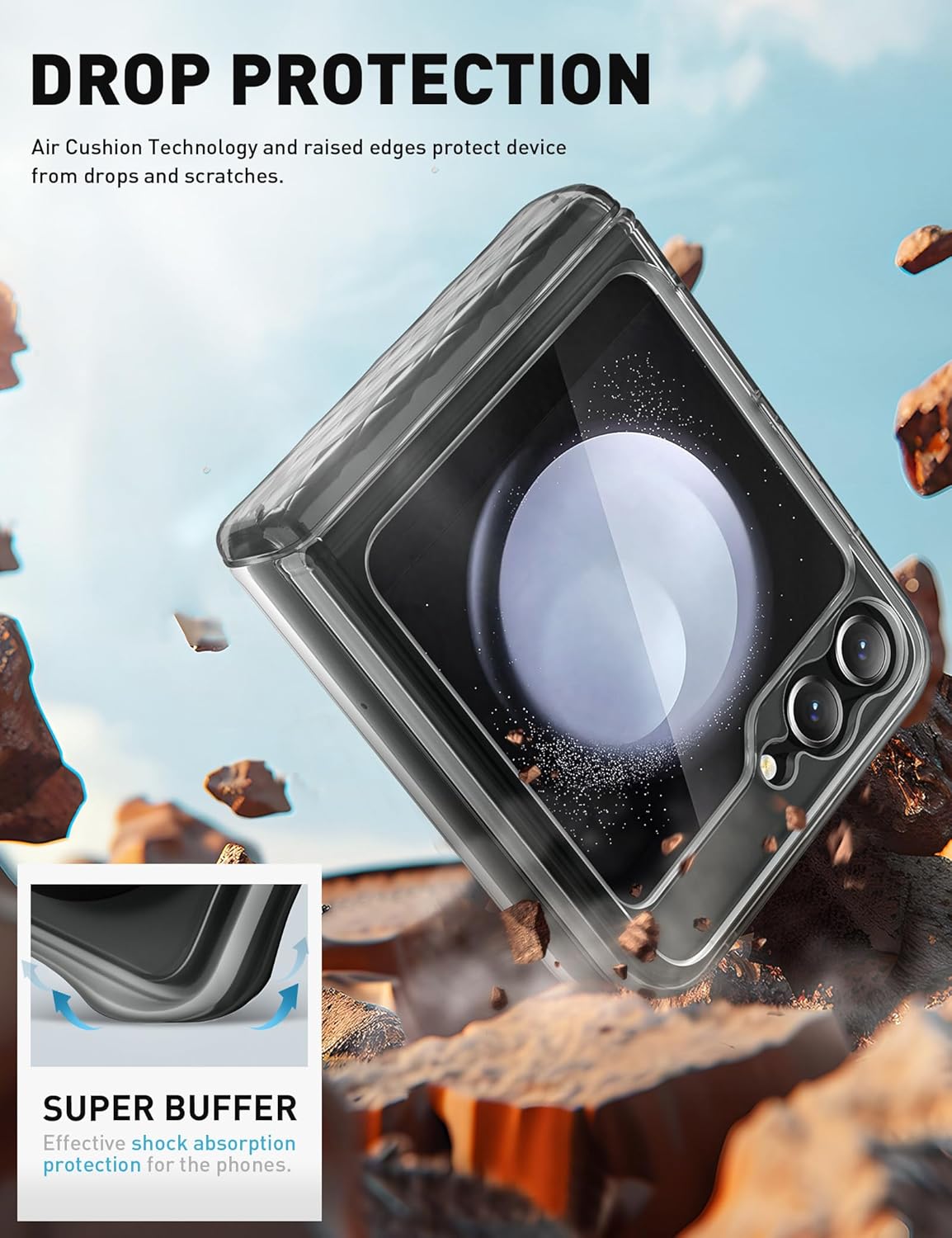 Θήκη i-Blason Cosmo Magsafe Frost Black Samsung Galaxy Z Flip6/Z Flip7 FE ΘΗΚΕΣ i-Blason Θήκη i-Blason Cosmo Magsafe Frost Black Samsung Galaxy Z Flip6/Z Flip7 FE - Image 2
