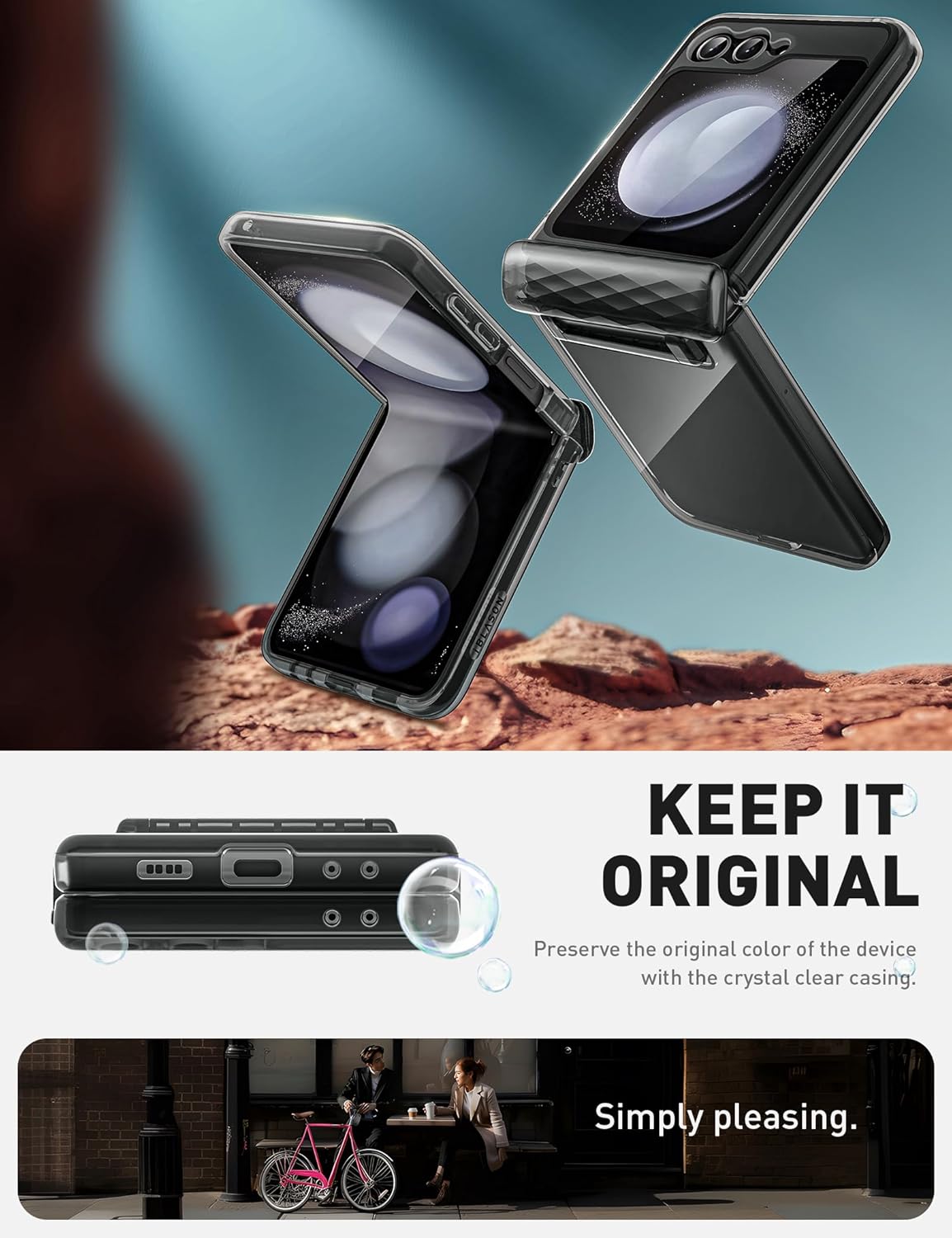 Θήκη i-Blason Cosmo Magsafe Frost Black Samsung Galaxy Z Flip6/Z Flip7 FE ΘΗΚΕΣ i-Blason Θήκη i-Blason Cosmo Magsafe Frost Black Samsung Galaxy Z Flip6/Z Flip7 FE - Image 6
