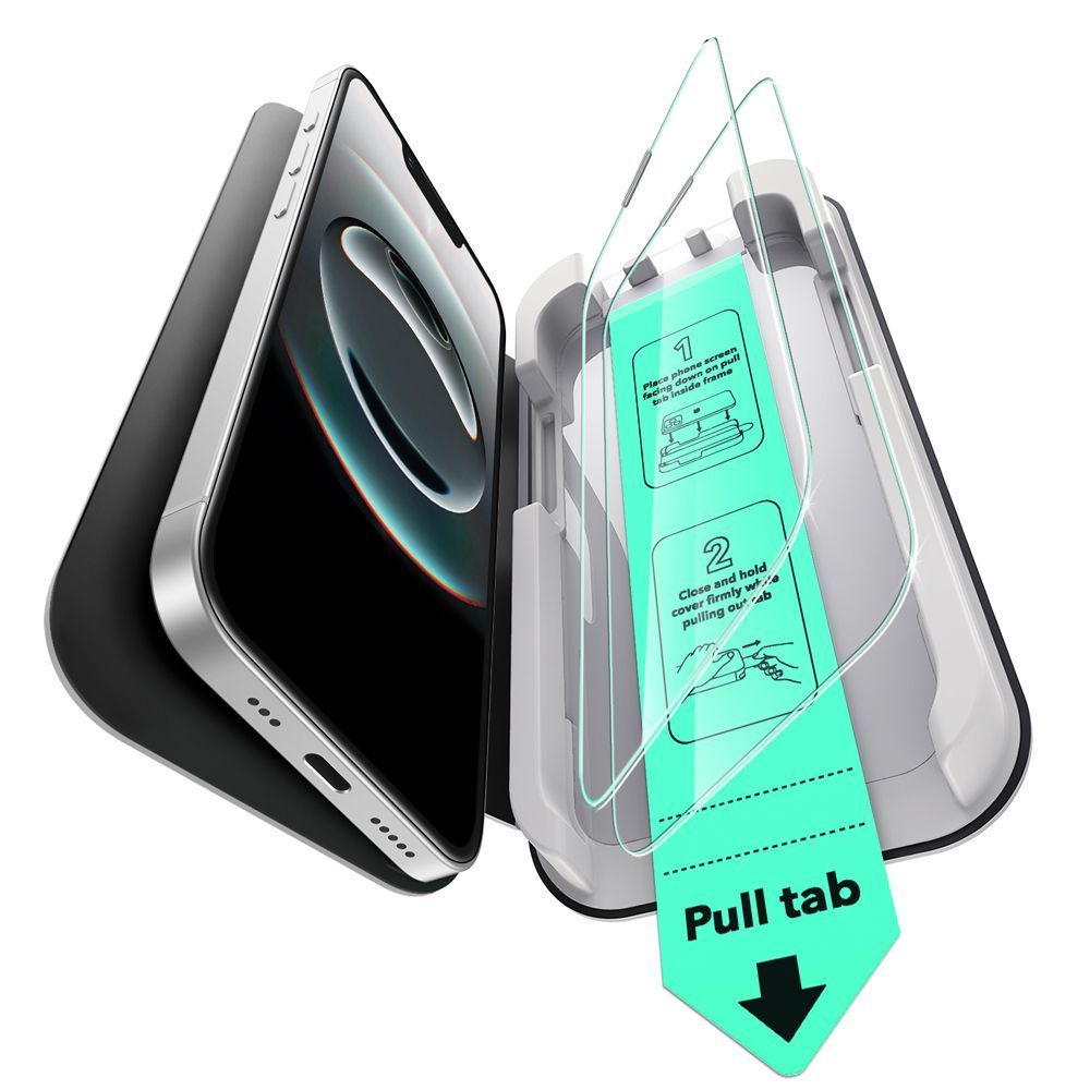 ESR UltraFit Classic Tempered Glass iPhone 17e/16e/13/13 Pro/14 (2-Pack) ΠΡΟΣΤΑΣΙΑ ΟΘΟΝΗΣ ESR ESR UltraFit Classic Tempered Glass iPhone 17e/16e/13/13 Pro/14 (2-Pack) - Image 2