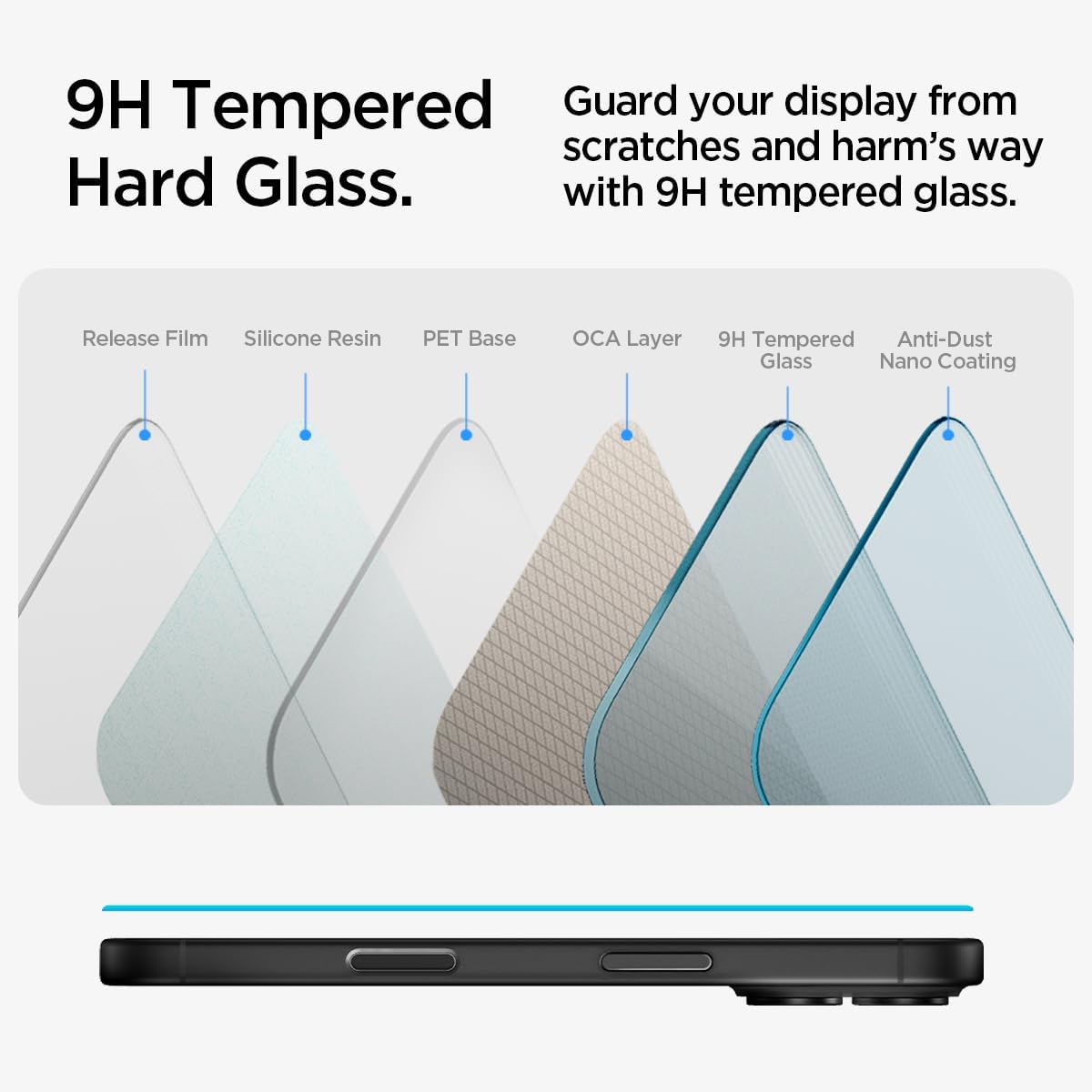 Spigen EZ Fit GLAS.tR Tempered Glass iPhone 14 Pro Max (2-Pack) ΠΡΟΣΤΑΣΙΑ ΟΘΟΝΗΣ Spigen Spigen EZ Fit GLAS.tR Tempered Glass iPhone 14 Pro Max (2-Pack) - Image 3