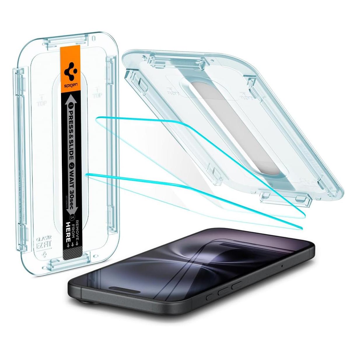Spigen EZ Fit GLAS.tR Tempered Glass iPhone 14 Pro Max (2-Pack) ΠΡΟΣΤΑΣΙΑ ΟΘΟΝΗΣ Spigen Spigen EZ Fit GLAS.tR Tempered Glass iPhone 14 Pro Max (2-Pack)