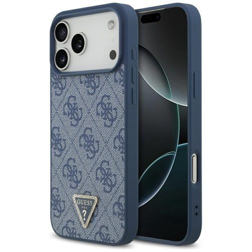 Θήκη Guess 4G Triangle Strass Magsafe Blue iPhone 17 Pro ΘΗΚΕΣ Guess Θήκη Guess 4G Triangle Strass Magsafe Blue iPhone 17 Pro