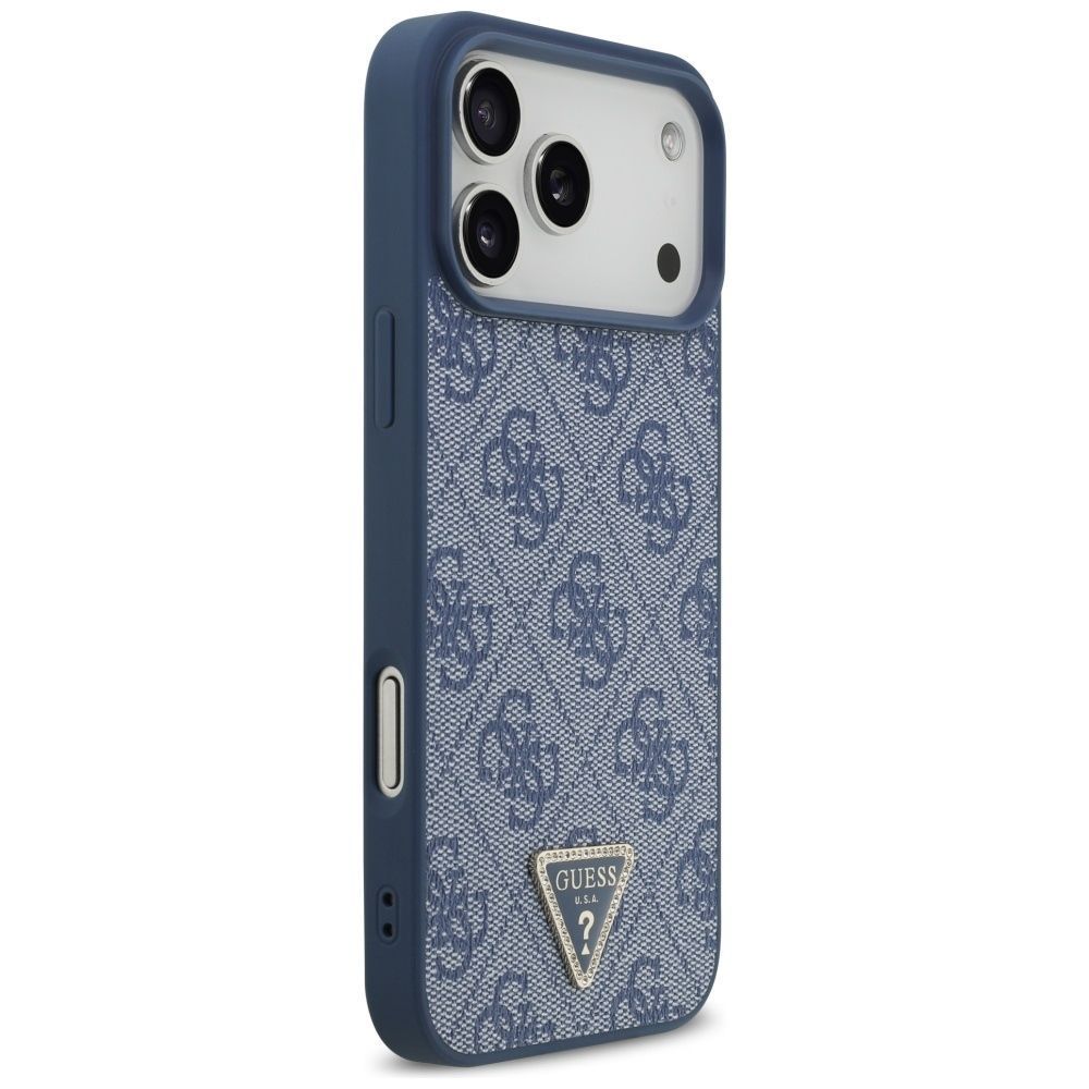 Θήκη Guess 4G Triangle Strass Magsafe Blue iPhone 17 Pro Max ΘΗΚΕΣ Guess Θήκη Guess 4G Triangle Strass Magsafe Blue iPhone 17 Pro Max - Image 3