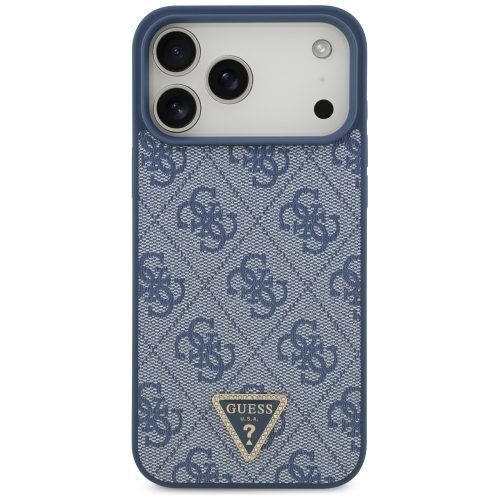 Alternative view of Θήκη Guess 4G Triangle Strass Magsafe Blue iPhone 17 Pro