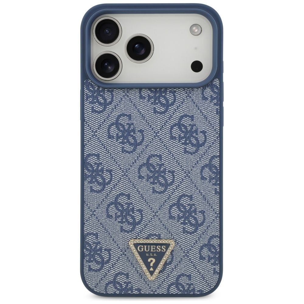 Θήκη Guess 4G Triangle Strass Magsafe Blue iPhone 17 Pro Max ΘΗΚΕΣ Guess Θήκη Guess 4G Triangle Strass Magsafe Blue iPhone 17 Pro Max - Image 2