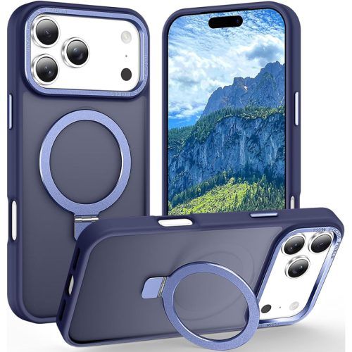 Θήκη Orso Ostand Hybrid Focus Frosted Dark Blue iPhone 17 Pro