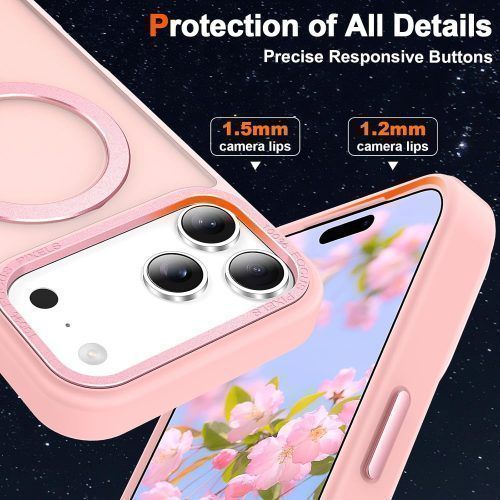 Alternative view of Θήκη Orso Ostand Hybrid Focus Frosted Pink iPhone 17 Pro