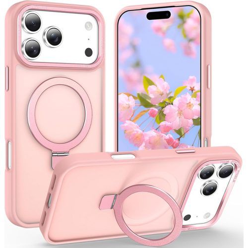 Θήκη Orso Ostand Hybrid Focus Frosted Pink iPhone 17 Pro