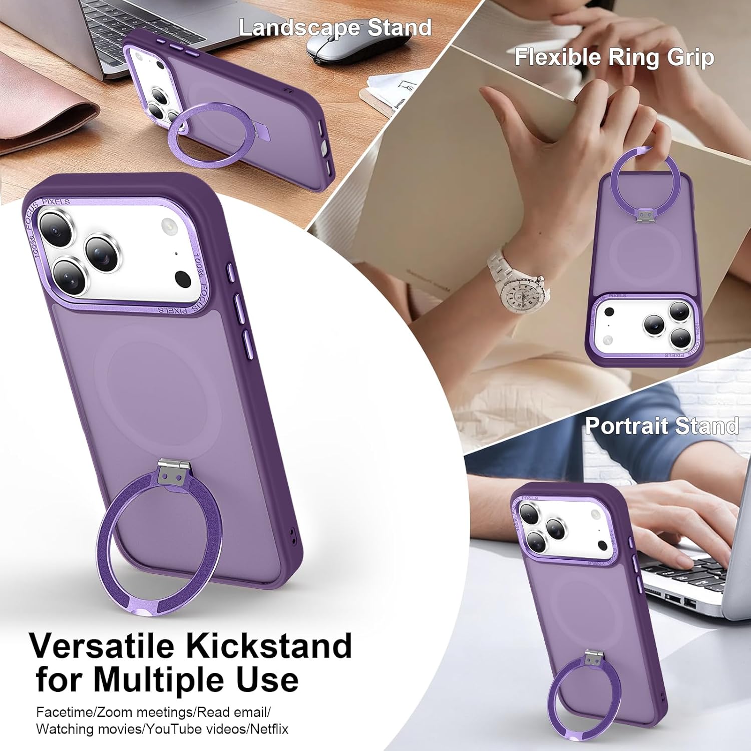 Θήκη Orso Ostand Hybrid Focus Frosted Purple iPhone 17 Pro Max ΘΗΚΕΣ Orso Θήκη Orso Ostand Hybrid Focus Frosted Purple iPhone 17 Pro Max - Image 5
