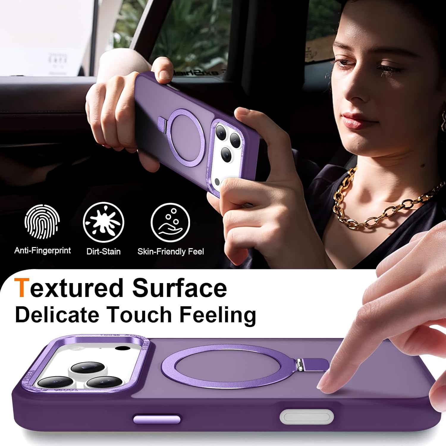 Θήκη Orso Ostand Hybrid Focus Frosted Purple iPhone 17 Pro Max ΘΗΚΕΣ Orso Θήκη Orso Ostand Hybrid Focus Frosted Purple iPhone 17 Pro Max - Image 4