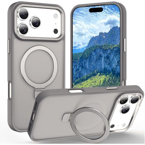 Θήκη Orso Ostand Hybrid Focus Frosted Titanium iPhone 17 Pro