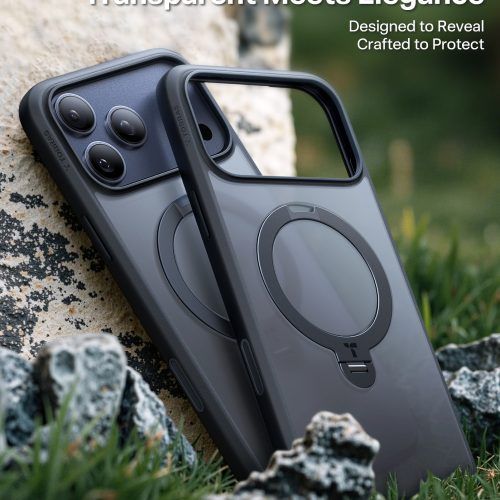 Alternative view of Θήκη Torras Ostand Spin MagSafe Black iPhone 17 Pro