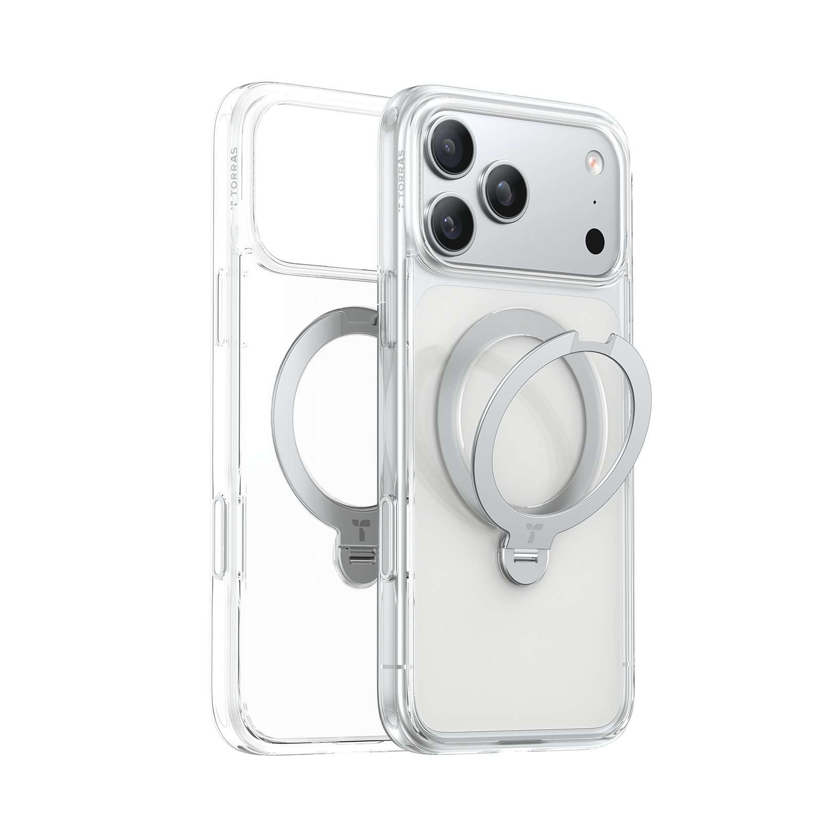 Θήκη Torras Ostand Spin MagSafe Clear iPhone 17 Pro ΘΗΚΕΣ TORRAS Θήκη Torras Ostand Spin MagSafe Clear iPhone 17 Pro - Image 7