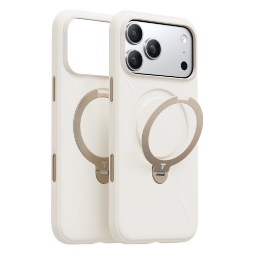 Θήκη Torras Ostand Spin Silicone MagSafe Baby Powder iPhone 17 Pro Max