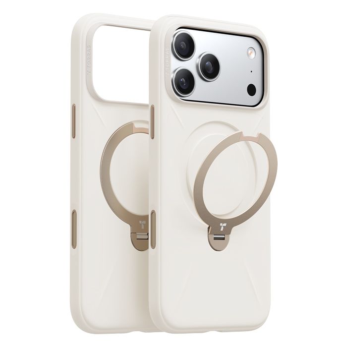 Θήκη Torras Ostand Spin Silicone MagSafe Baby Powder iPhone 17 Pro Max ΘΗΚΕΣ TORRAS Θήκη Torras Ostand Spin Silicone MagSafe Baby Powder iPhone 17 Pro Max