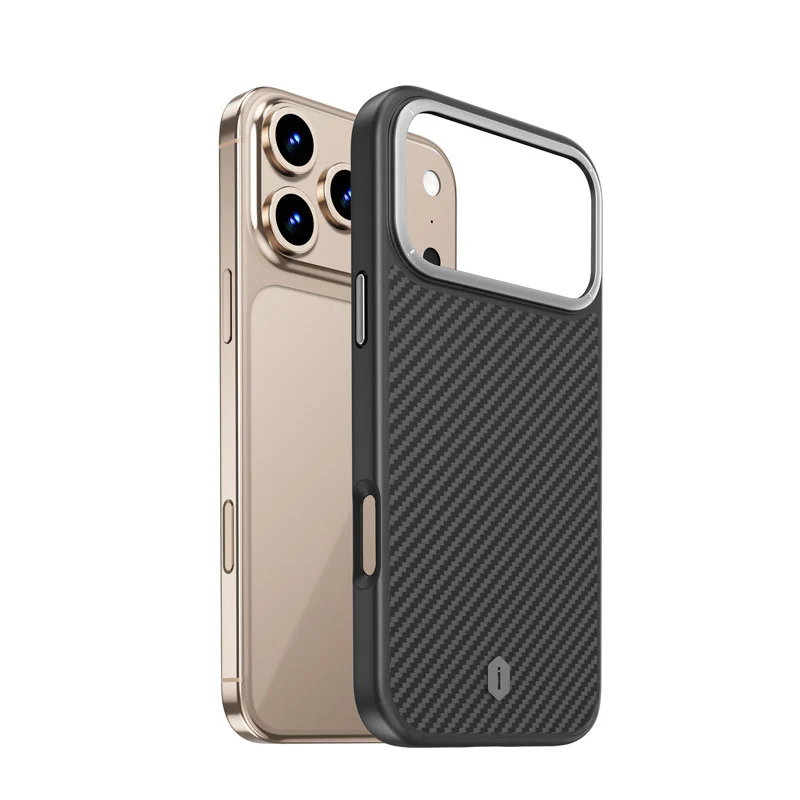 Θήκη WiWU Aramid Fiber Magsafe Black iPhone 17 Pro Max ΘΗΚΕΣ WIWU Θήκη WiWU Aramid Fiber Magsafe Black iPhone 17 Pro Max