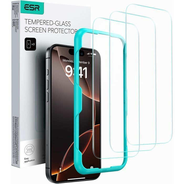 ESR Classic Tempered Glass iPhone Air (3-Pack) ΠΡΟΣΤΑΣΙΑ ΟΘΟΝΗΣ ESR ESR Classic Tempered Glass iPhone Air (3-Pack)