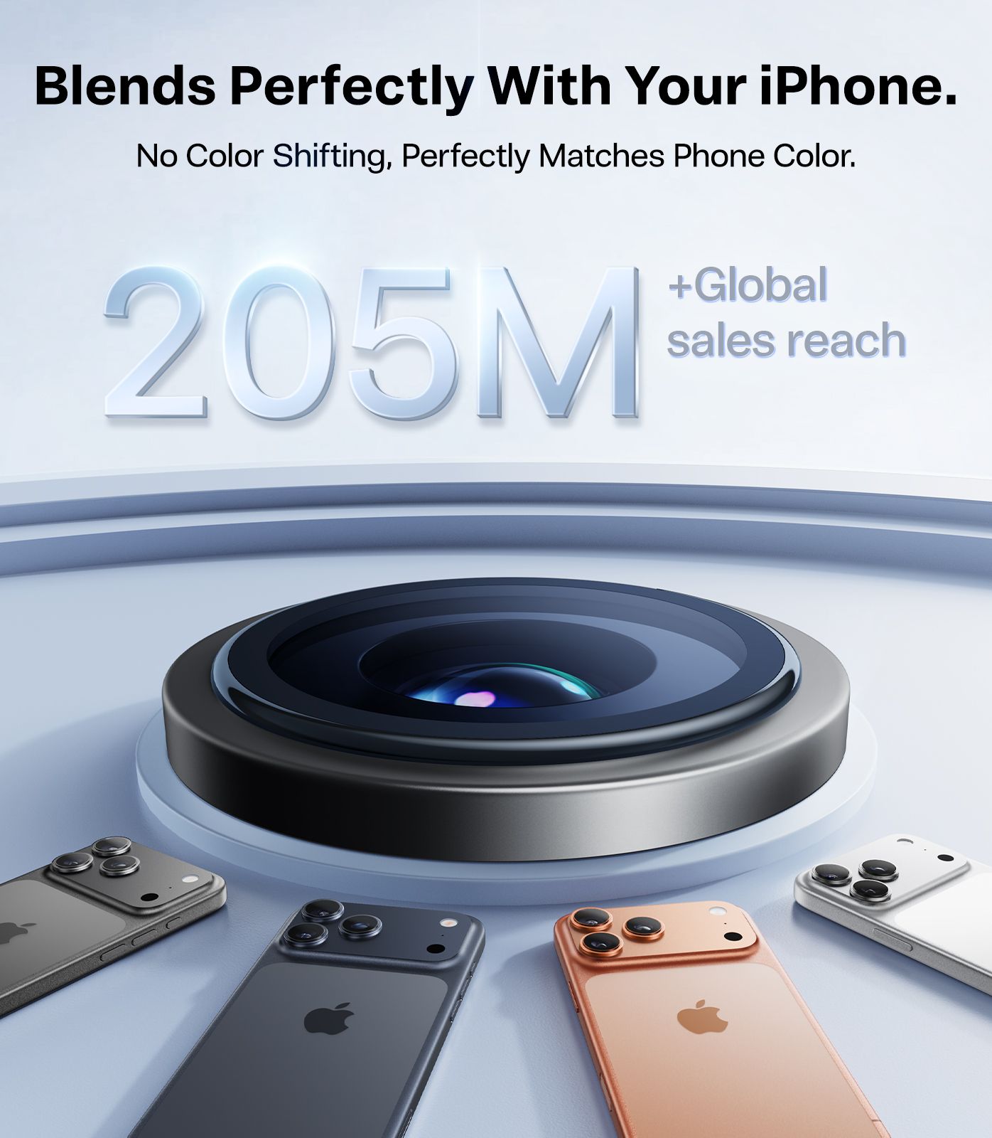 Torras LensGuard Tempered Glass Black iPhone 17 Pro/17 Pro Max ΠΡΟΣΤΑΣΙΑ ΟΘΟΝΗΣ TORRAS Torras LensGuard Tempered Glass Black iPhone 17 Pro/17 Pro Max - Image 2