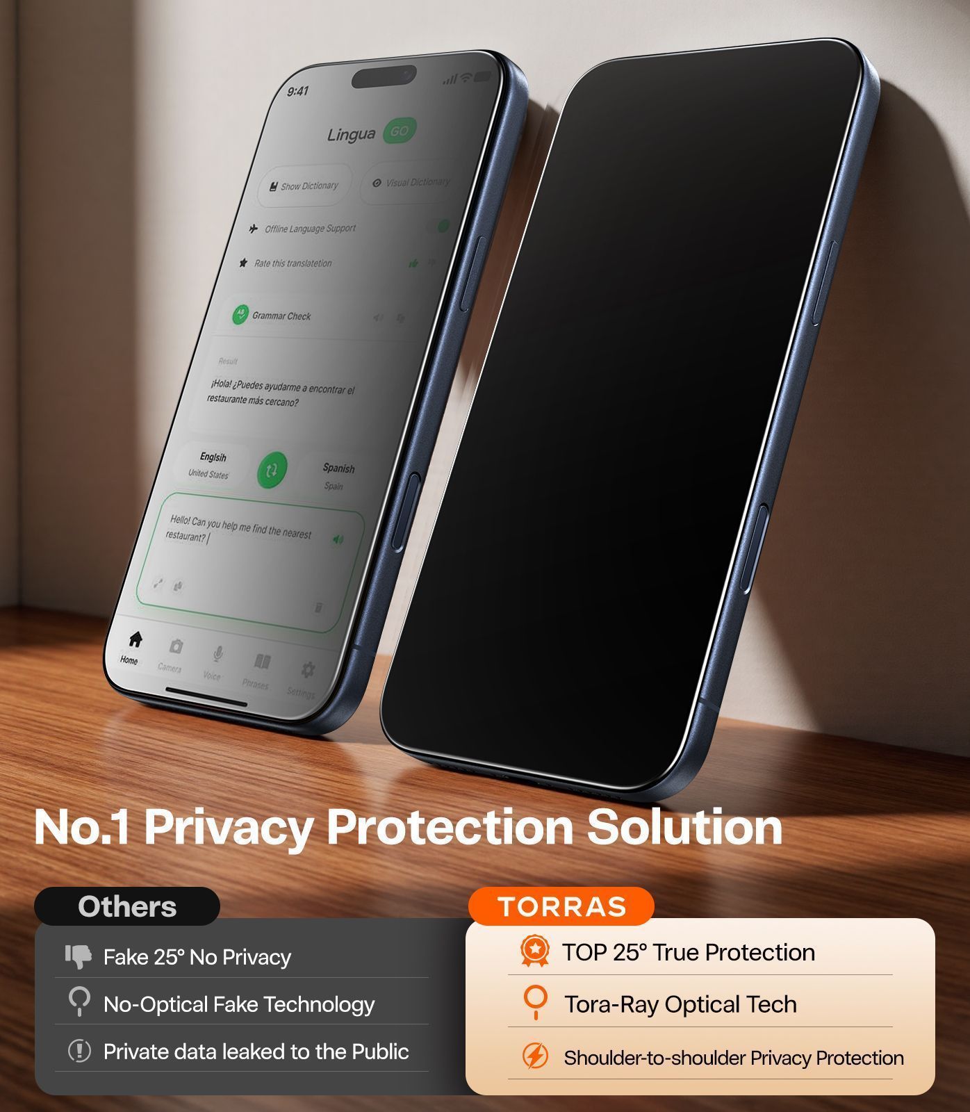 Torras Install Master Privacy Tempered Glass iPhone 17 Pro ΠΡΟΣΤΑΣΙΑ ΟΘΟΝΗΣ TORRAS Torras Install Master Privacy Tempered Glass iPhone 17 Pro - Image 3