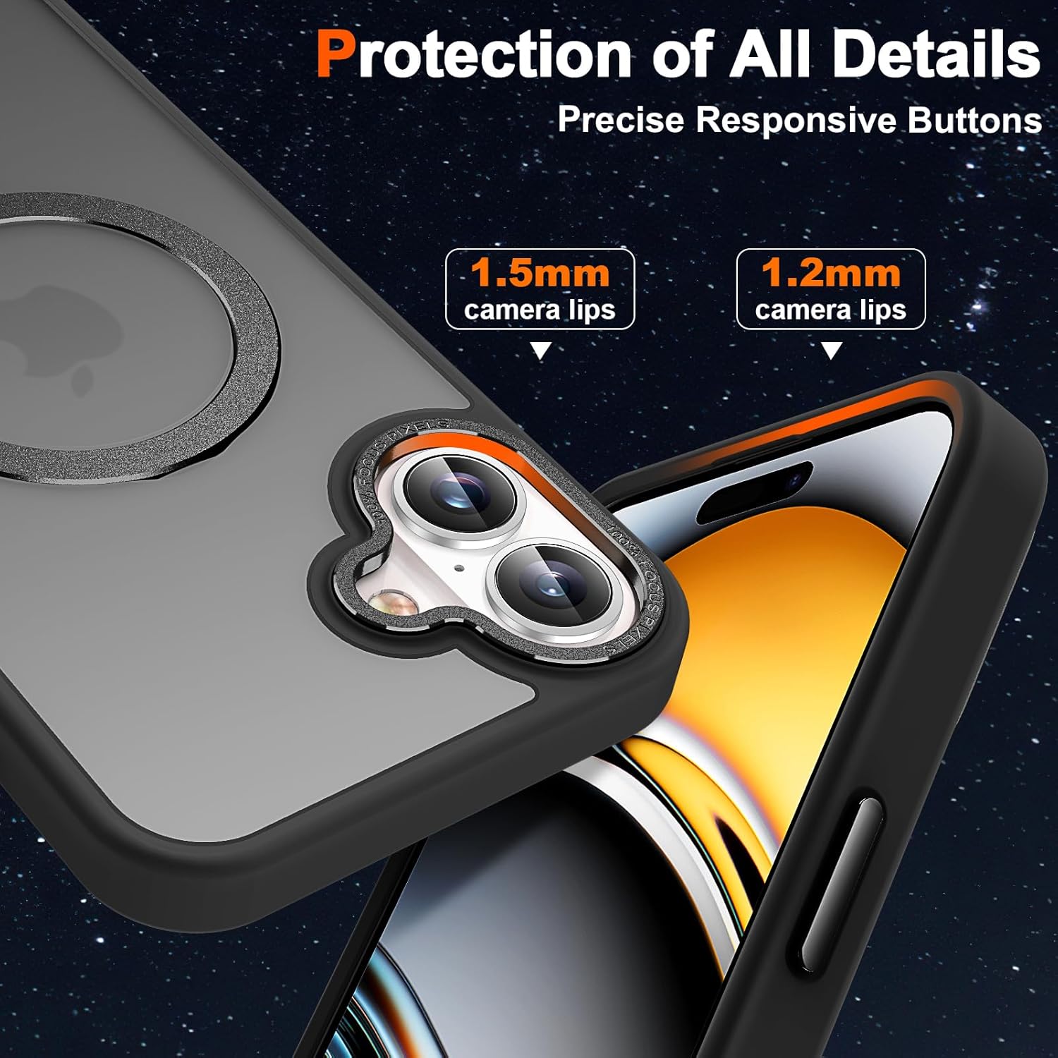 Θήκη Orso Ostand Hybrid Focus Frosted Black iPhone 17 ΘΗΚΕΣ Orso Θήκη Orso Ostand Hybrid Focus Frosted Black iPhone 17 - Image 2