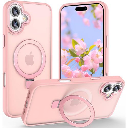 Θήκη Orso Ostand Hybrid Focus Frosted Pink iPhone 17