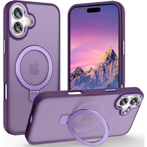 Θήκη Orso Ostand Hybrid Focus Frosted Purple iPhone 17