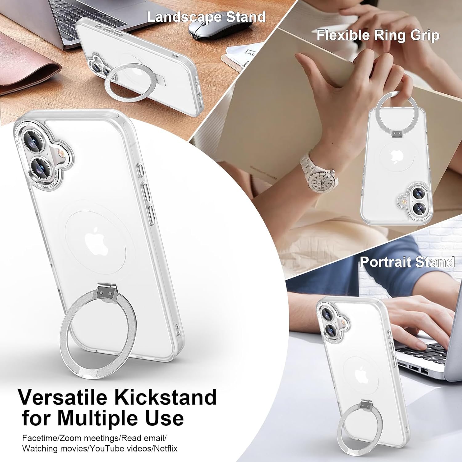 Θήκη Orso Ostand Hybrid Focus Frosted Clear iPhone 17 ΘΗΚΕΣ Orso Θήκη Orso Ostand Hybrid Focus Frosted Clear iPhone 17 - Image 5