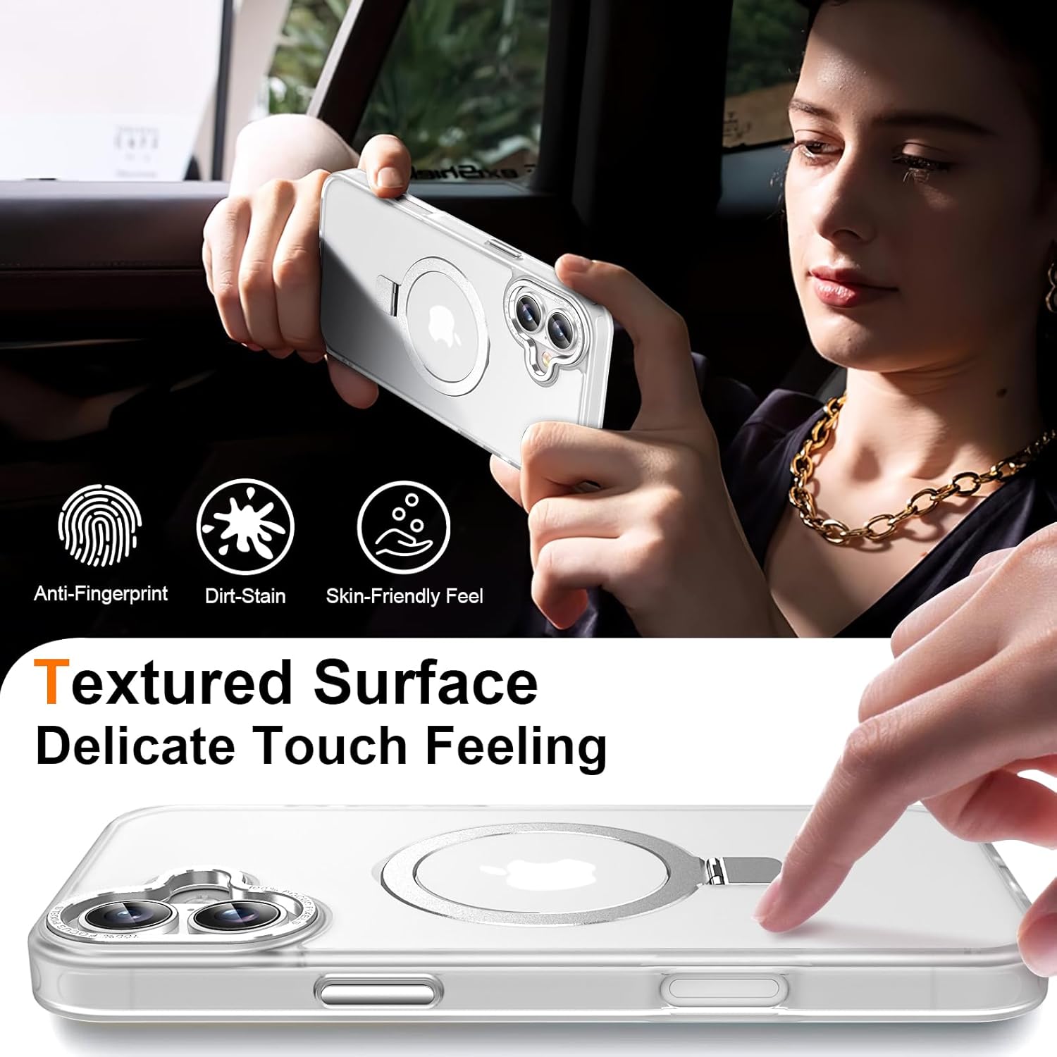 Θήκη Orso Ostand Hybrid Focus Frosted Clear iPhone 17 ΘΗΚΕΣ Orso Θήκη Orso Ostand Hybrid Focus Frosted Clear iPhone 17 - Image 4