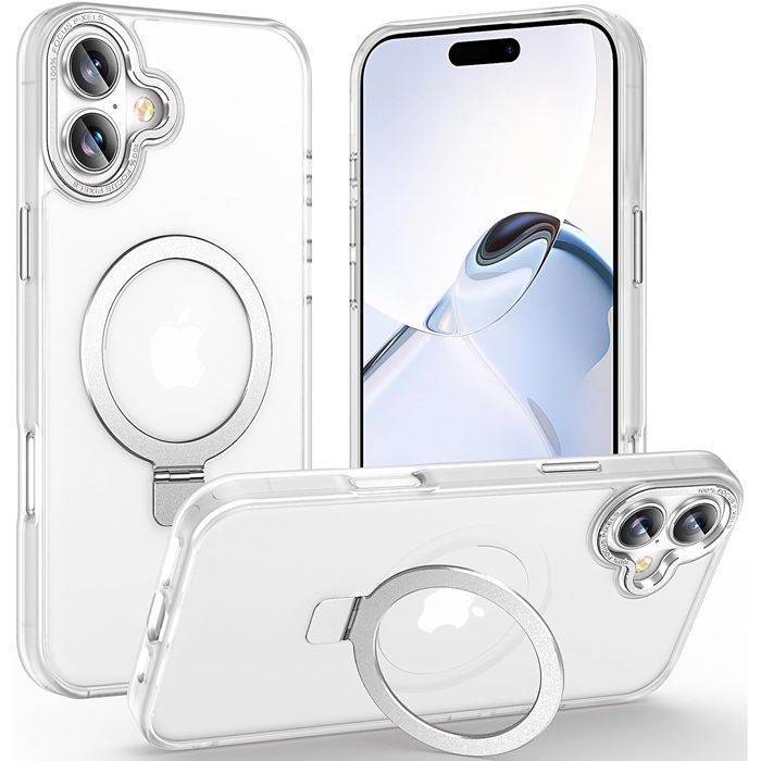 Θήκη Orso Ostand Hybrid Focus Frosted Clear iPhone 17 ΘΗΚΕΣ Orso Θήκη Orso Ostand Hybrid Focus Frosted Clear iPhone 17
