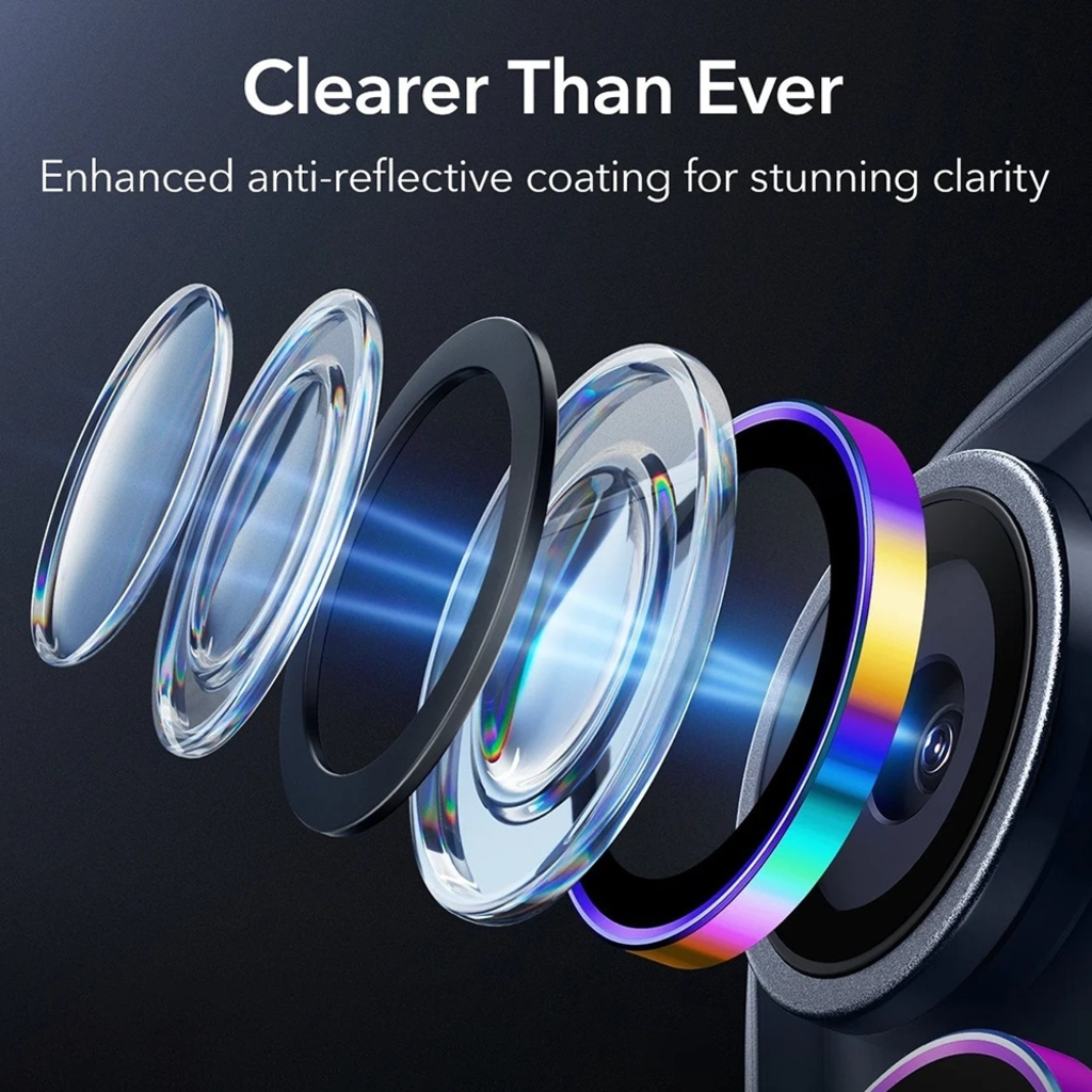 ESR Armorite Tempered Glass Camera Lens Chromatic iPhone 17 Pro/17 Pro Max ΠΡΟΣΤΑΣΙΑ ΟΘΟΝΗΣ ESR ESR Armorite Tempered Glass Camera Lens Chromatic iPhone 17 Pro/17 Pro Max - Image 2
