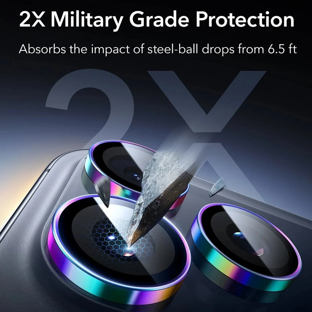 ESR Armorite Tempered Glass Camera Lens Chromatic iPhone 17 Pro/17 Pro Max ΠΡΟΣΤΑΣΙΑ ΟΘΟΝΗΣ ESR ESR Armorite Tempered Glass Camera Lens Chromatic iPhone 17 Pro/17 Pro Max - Image 3