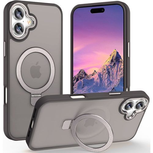 Θήκη Orso Ostand Hybrid Focus Frosted Titanium iPhone 17