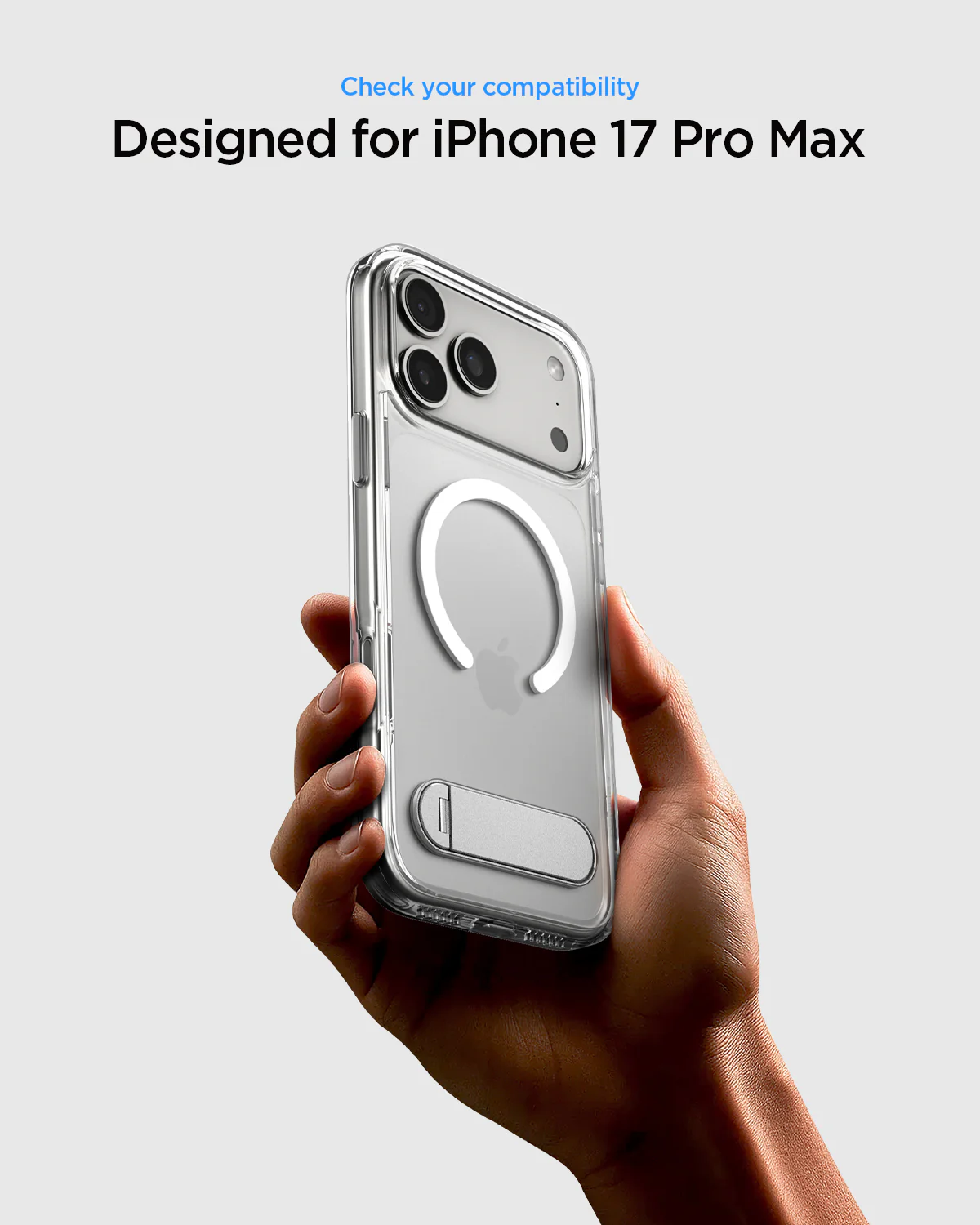 Θήκη Spigen Ultra Hybrid S MagFit Clear iPhone 17 Pro Max ΘΗΚΕΣ Spigen Θήκη Spigen Ultra Hybrid S MagFit Clear iPhone 17 Pro Max - Image 9