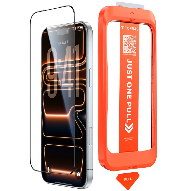 Torras Install Master Tempered Glass iPhone 17 Pro Max ΠΡΟΣΤΑΣΙΑ ΟΘΟΝΗΣ TORRAS Torras Install Master Tempered Glass iPhone 17 Pro Max