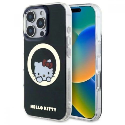 Θήκη Hello Kitty IML Sweet Kitty MagSafe Black iPhone 16 Pro Max