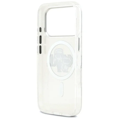 Alternative view of Θήκη Karl Lagerfeld IML Glitter Karl and Choupette MagSafe Clear iPhone 17 Pro