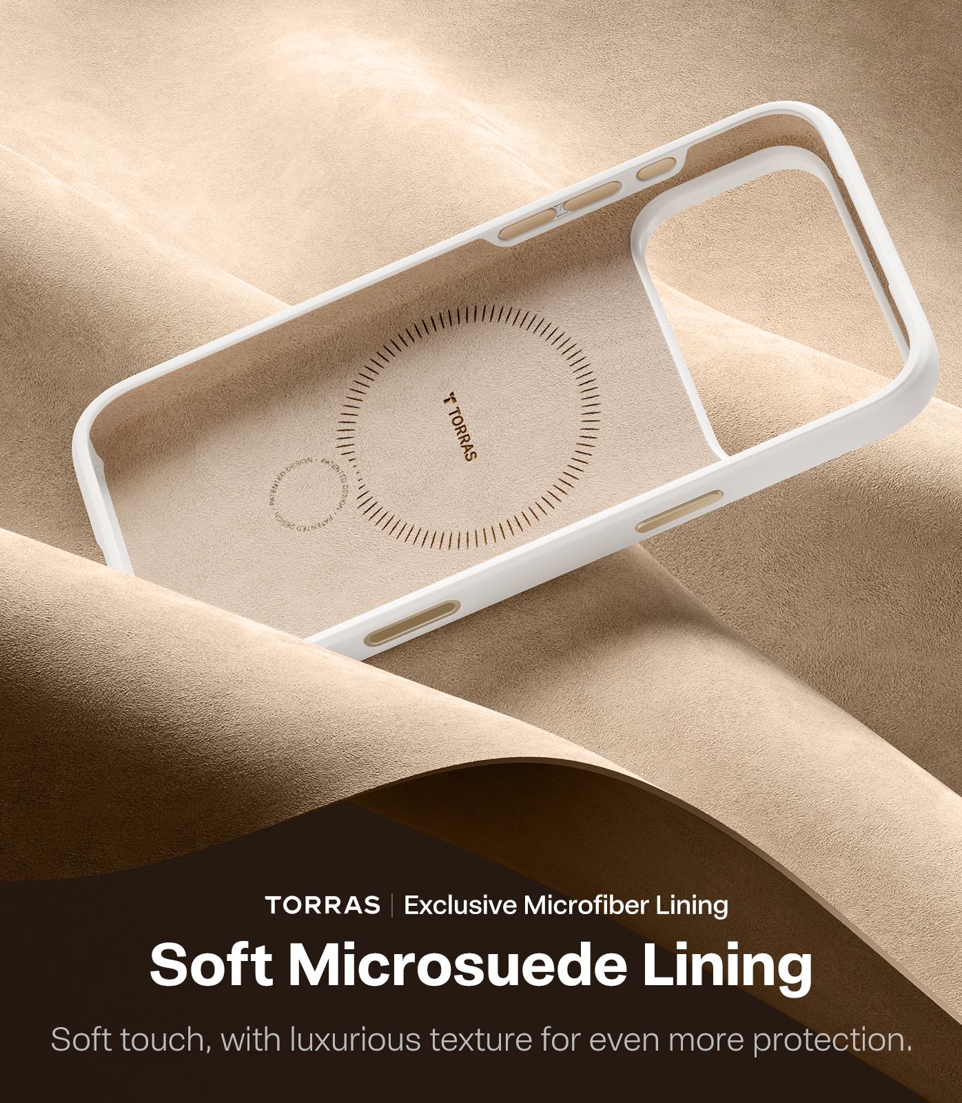 Θήκη Torras Ostand Spin Silicone MagSafe Baby Powder iPhone 17 Pro Max ΘΗΚΕΣ TORRAS Θήκη Torras Ostand Spin Silicone MagSafe Baby Powder iPhone 17 Pro Max - Image 6